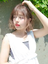 ルティア(Lutia) シースルーバング ハイライト アッシュベージュ☆