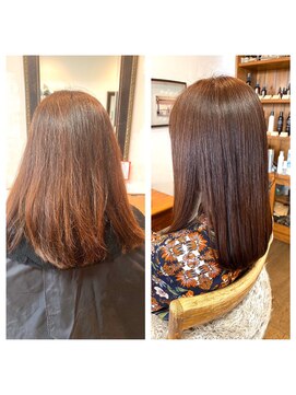 ミーノ(mieno) 大人上品♪ノンジアミンカラーで潤艶☆ボブディ