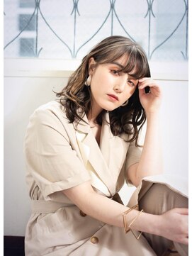 ヘアアンドメイク エジェリ(hair&make egerie) 愛されロブ　インナーカラー　恵比寿