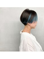 タグ(#tag)&nbsp;#刈り上げジェンダーショート×セクションスカイブルー