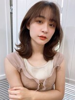 大人可愛いひし形シルエット／韓国エギョモリカット/外ハネ