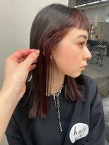 デイジー(Daisy) ワイドバング/オン眉/ぷつっと/インナーカラー