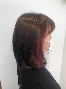 オギクボ ヴォイス(voice) 髪質改善voice★きゅんと可愛いインナーカラー