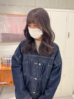 ローウェ 渋谷(Louwe)&nbsp;透明感たっぷりラベンダーグレージュ《misaki》