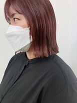 キー(kii)&nbsp;ピンクブラウン/ブリーチなしカラー　福岡　天神　薬院　20代