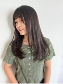 大人かわいいレイヤーミディ / シアーグレージュ / うる艶ミディ