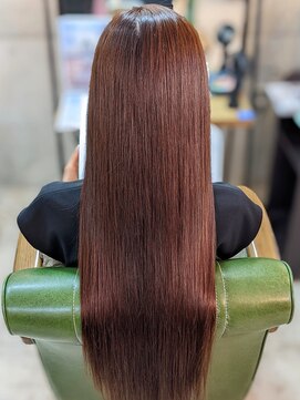 髪のエステ専門店 ヌーク(nuuk) 髪質改善/縮毛矯正/蒲生/城東/美髪/ピンクブラウン