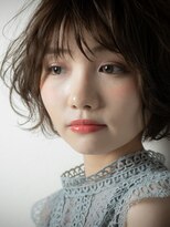 カバーヘア ブリス 北浦和(COVER HAIR bliss)&nbsp;ミルクティーアッシュひし形ショートミニボブ204r北浦和20代30代