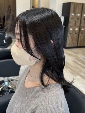 アトリエコア(Atelier Coa) ミルクティーベージュカラーくびれヘアグレージュカラー韓国