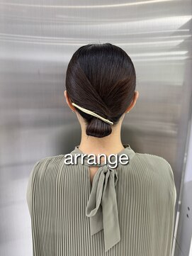 トニーアンドガイ 原宿店(TONI & GUY) タイトシニヨンアレンジ