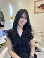 シェノン サントル(CHAINON CENTRE)&nbsp;セミディ/シアーカラー/ダークアッシュ/姫カット