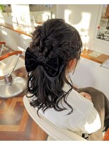 フラム(fulam)&nbsp;編み込みハーフアップ