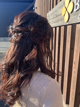 ビートル ビーワン(Beetle B1) ヘアセット★お花ヘアアレンジ★