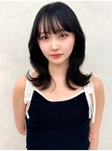 レイヤー/ネビージュ/韓国ヘア/イメチェン/縮毛矯正/新宿