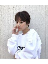 ラグナ(Raguna) ナチュラルマッシュショート×ナチュラルベージュカラー