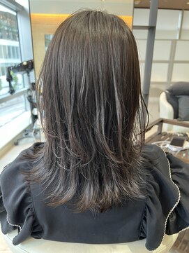 エアー 銀座(air) レイヤーカット／ナチュラル／モテ髪/銀座/ロングレイヤー