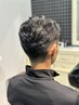 【メンズ】カット・シェービング（眉カット込み）（シャンプー込み）
