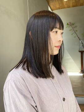 オーリーエトワ 御器所(oorry.etwa) 透明感オリーブグレージュミディアムレイヤー