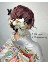 トゥエンティ ファイブ(TWENTY FIVE) 成人式　アップスタイル/名定