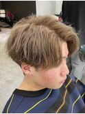 熊本メンズカラー ハイトーンカラー ミルクティー MEN'S HAIR