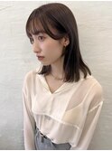 大人カラー /透明感カラー / ブラウンカラー / 三保