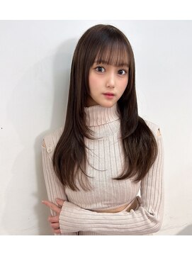 ユーフォリア 渋谷グランデ(Euphoria SHIBUYA GRANDE) 髪質改善　艶髪　オリーブカラー　透明感　YUKI