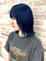 ニューヨークニューヨーク 姫路広畑店(NYNY) ブリーチ20代30代40代50代小顔◎ブルーカラー