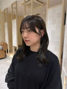 ビューバイネオリーブ 用賀店(Beau'r by neolive) くびれヘア縮毛矯正アプリコットオレンジ夏ハイライト《用賀》