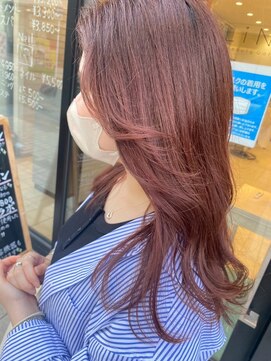 リーナ ビューティガーデン(LiNA BeautyGarden) 大人可愛い◎ピンクラベンダーの艶髪