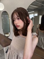 ボタン ハカタ(VOTAN hakata) ベージュ/ミディアム/ミディアムレイヤー/ブリーチなし