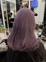 ラピス 渋谷本店(Lapis) パープルカラー/ラベンダーカラー/バタフライレイヤーカット