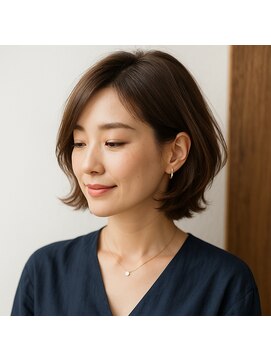 スープレックス ヘアーデザイン(SOUPREX HAIR DESIGN) 軽やかふんわり大人ボブ　20代 30代 40代 50代 60代髪質改善