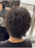 熊本メンズサロンシャドウパーマ波巻きパーマ波巻きスパイラル