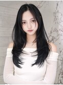 《韓国へア》韓国風レイヤー/シンデレラトリートメント