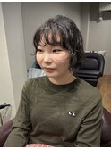 ミニマムマッシュショート ／ ニュアンスパーマ UiiC 中平鮎歌