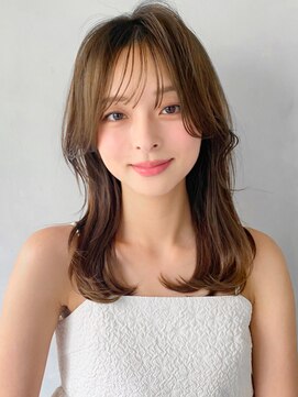 キリ 表参道(kyli) 外ハネボブうるツヤココアベージュナチュラルカール愛され