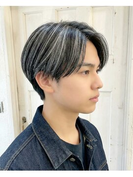 サンティエ 中央駅店(scintiller) メンズ/ブリーチ/ダブルカラー/ハイライト/バレイヤージュ