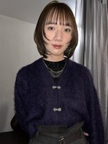 ヨハク 大阪梅田中崎町(yohaku)&nbsp;【misaki】ボブレイヤー×オリーブベージュ