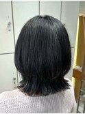 20代30代40代大人かわいいくびれミディアムレイヤーボブ鶴見