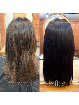 ラグヘアーワークス(LAG HAIR WORKS) sins髪質改善酸熱カラー