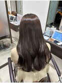 明るめグレージュ髪質改善/縮毛矯正/白髪ぼかし