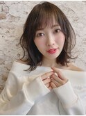 ミディアムレイヤーカット/似合わせカット/髪質改善/錦糸町