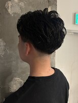 アカ(ACA)&nbsp;ショートパーマ　テーパーフェード