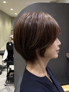 ミルシェ(MILSHE) 大人女性ショート/ナチュラルショート/40代/50代