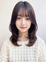 リタ 枚方(Rita)&nbsp;夏カラー30代40代ミディアム/顔周りレイヤー/暗めカラー