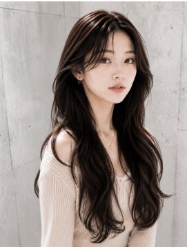 アフィーロ(ACHFILO) 前髪エクステ20代30代大人女子　ココアブラウン　韓国人風透け感