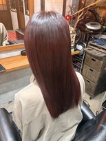 カフェアンドヘアサロン リバーブ(cafe&hair salon re:verb)&nbsp;ワインレッド