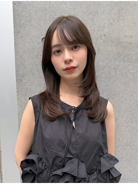 ラボヌールヘアーグレース 門前仲町店(La Bonheur hair grace) レイヤーカット/アッシュブラウン/２０代/３０代/４０代