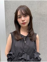 ラボヌールヘアーグレース 門前仲町店(La Bonheur hair grace) レイヤーカット/アッシュブラウン/20代/30代/40代