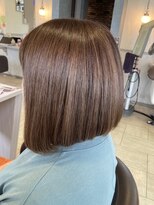 オッジ ヘアー 深谷店(Oggi Hair)&nbsp;前下がりボブ　9月